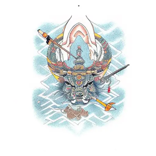 sagittarius tattoo design idea