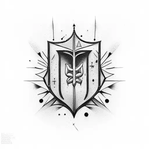 veritas aequitas tattoo design idea