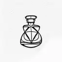 whisky glass tattoo design idea