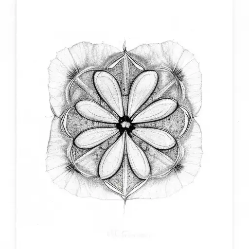 five leaf clover black clover tattoo design idea