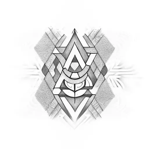 Valknut Symbol tattoo design idea