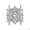 Valknut Symbol tattoo design idea