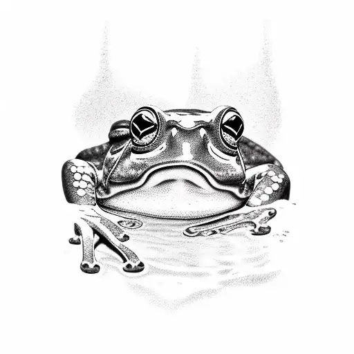 frogman tattoo design idea