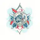 Sg Sj reversed tattoo design idea