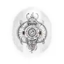 Full sleeve tattoo. All horoscope signs. Include Capricorn, Pisces, saggitarius, Taurus, virgo. With galaxy filler in th tattoo design idea