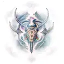 Full sleeve tattoo. All horoscope signs. Include Capricorn, Pisces, saggitarius, Taurus, virgo. With galaxy filler in th tattoo design idea