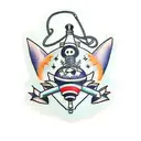 syringe tattoo design idea