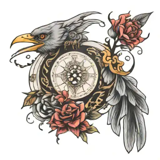 delay tattoo design idea