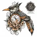 delay tattoo design idea