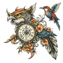 delay tattoo design idea