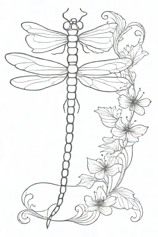 semicolon dragonfly that says autonomy tattoo design idea