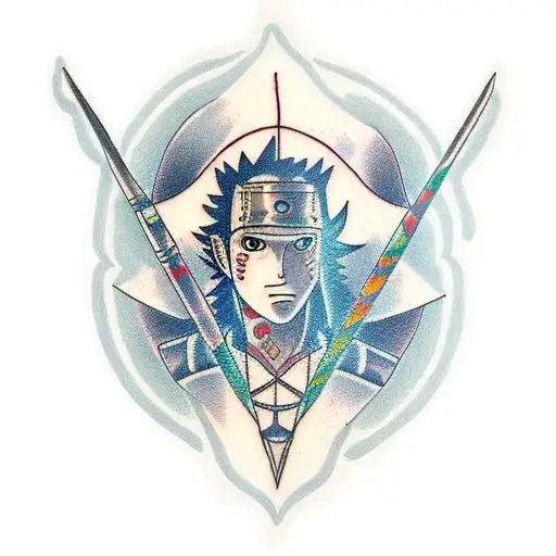 Sasuke marca de maldición  tattoo design idea