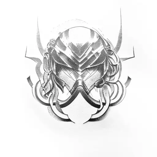 metal gear snake tattoo design idea