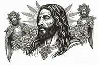 brazil jesus statue isa tattoo design idea