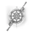 Forearm design with names "Sonu", " Neetu", "Dhruv", "Pariniti" tattoo design idea