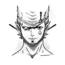 Roronoa Zoro  tattoo design idea