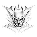 Batman logo tattoo design idea