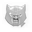 Batman logo tattoo design idea