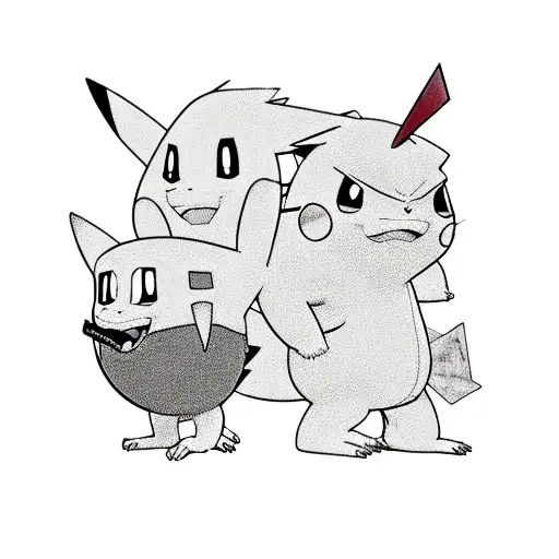 Pokémon Ed Edd and Eddy tattoo design idea