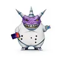 Gengar with credit card tattoo design idea
