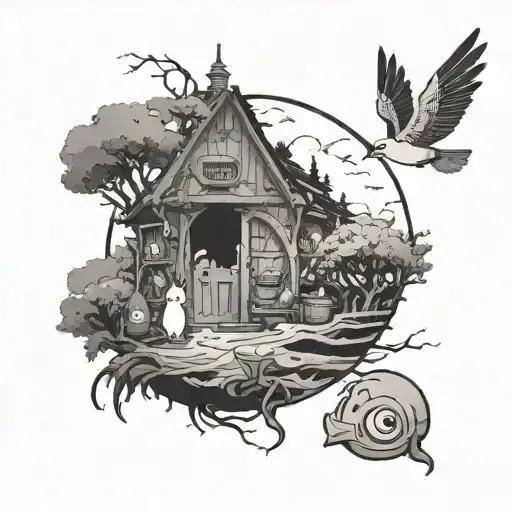 studio Ghibli tattoo design idea