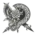 HY SH tattoo design idea