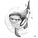 Orca tattoo design idea