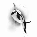 Orca tattoo design idea