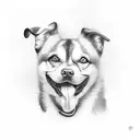 Fu dogs tattoo design idea
