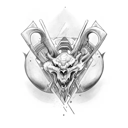 forarm bracer tattoo design idea