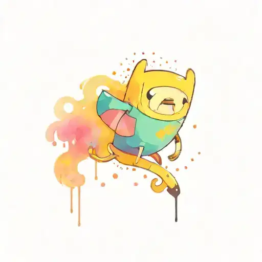 adventure time tattoo design idea