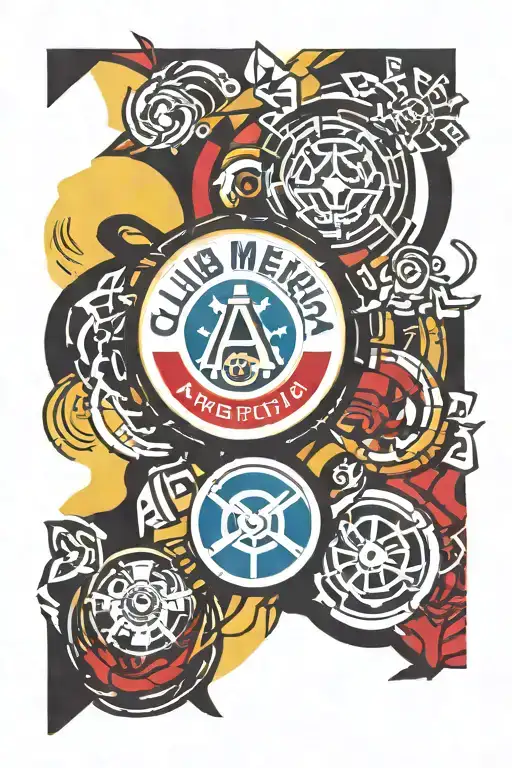 club America logo tattoo design idea