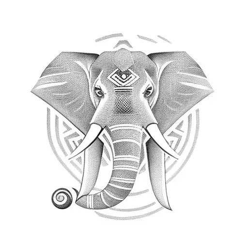 Elephant Mon tattoo design idea