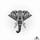 Elephant Mon tattoo design idea