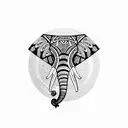 Elephant Mon tattoo design idea