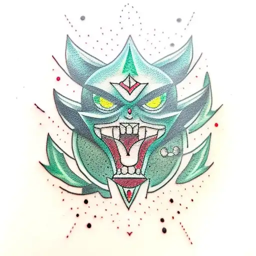 deku tree from legend of Zelda  tattoo design idea