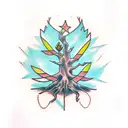 deku tree  tattoo design idea