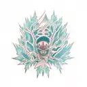 deku tree  tattoo design idea