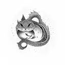 catfish tattoo design idea