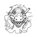 alligator tattoo design idea