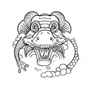 alligator tattoo design idea