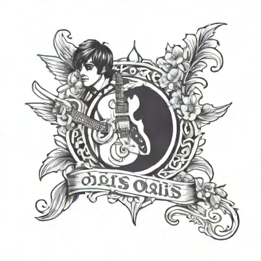 oasis band tattoo tattoo design idea