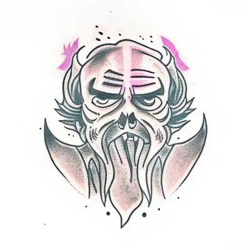 John wick style soul of cinder tattoo design idea