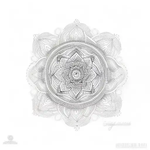 Dear Mama wrist tattoo with mandala art  tattoo design idea