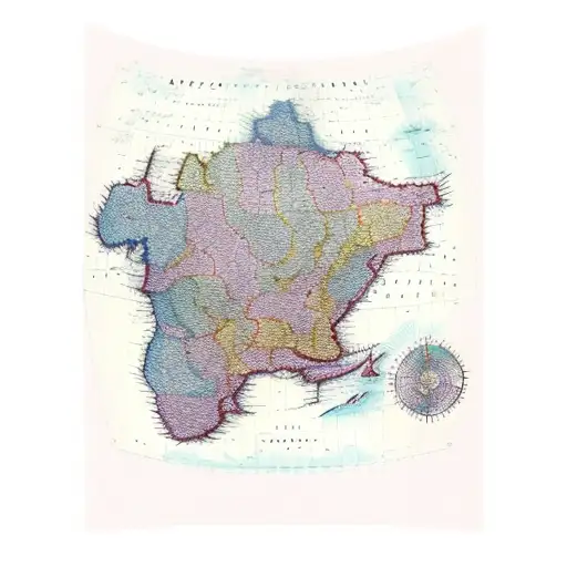 a map background depicting west Africa the Atlantic and the east cost of the USA  tattoo design idea