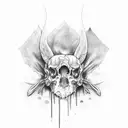 hunt tattoo design idea