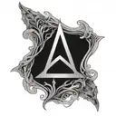 gandalf rune symbol embedded tattoo design idea