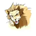 rey leon tattoo design idea