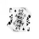 Heath Ledger Joker on A playing card tattoo design idea