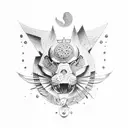 2002 with a moon tattoo design idea